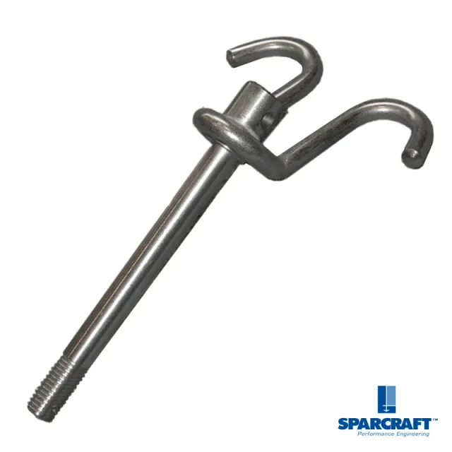 Sparcraft Axe de Vit-de-Mulet Ø14 avec Crochet de Ris