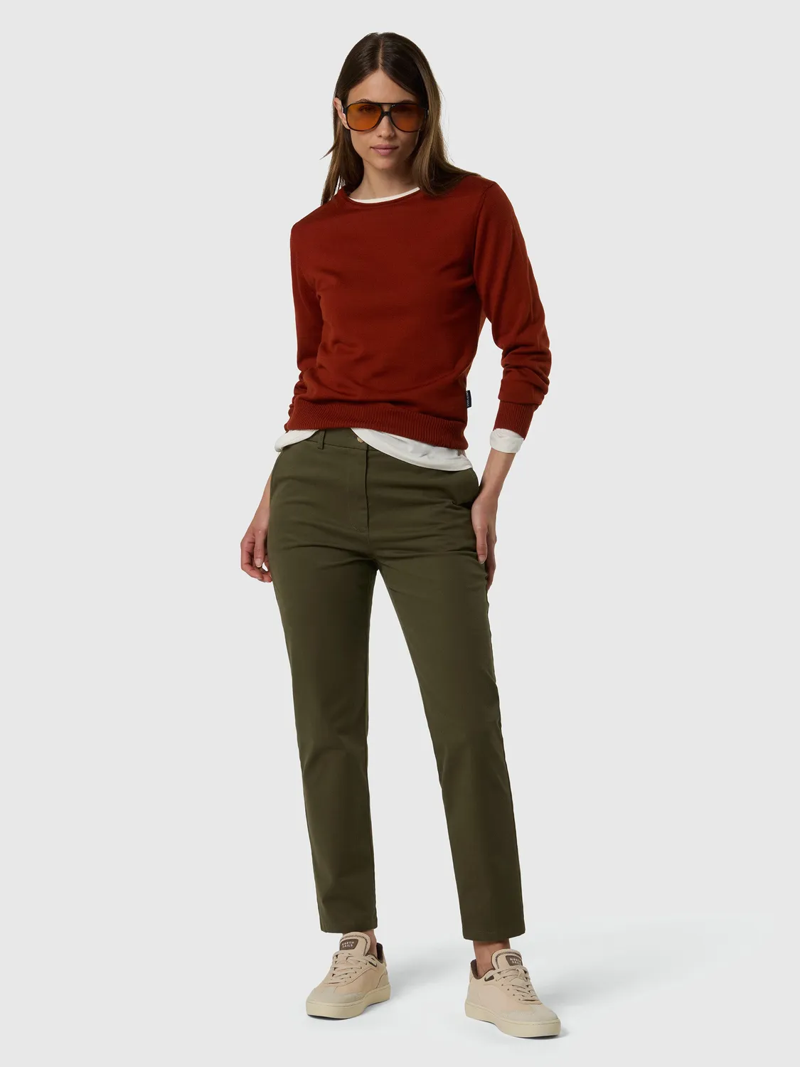 North Sails pull laine mérinos extra-fine femme