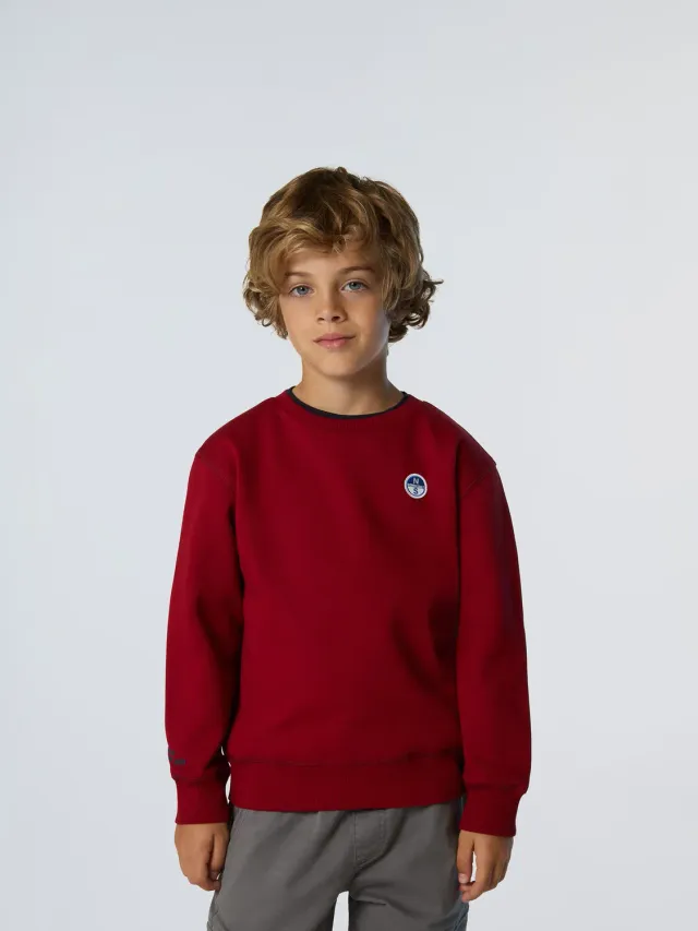 North Sails sweatshirt patch logo coton bio