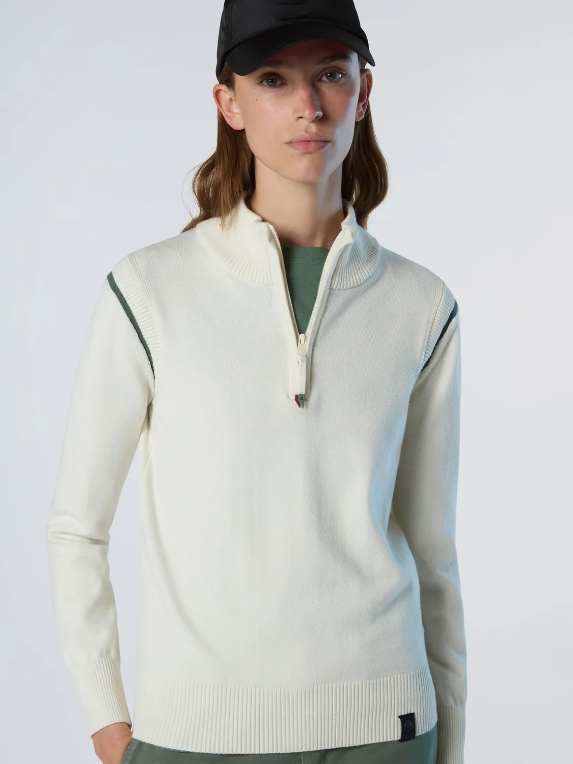 North Sails pull col montant viscose zip Milano