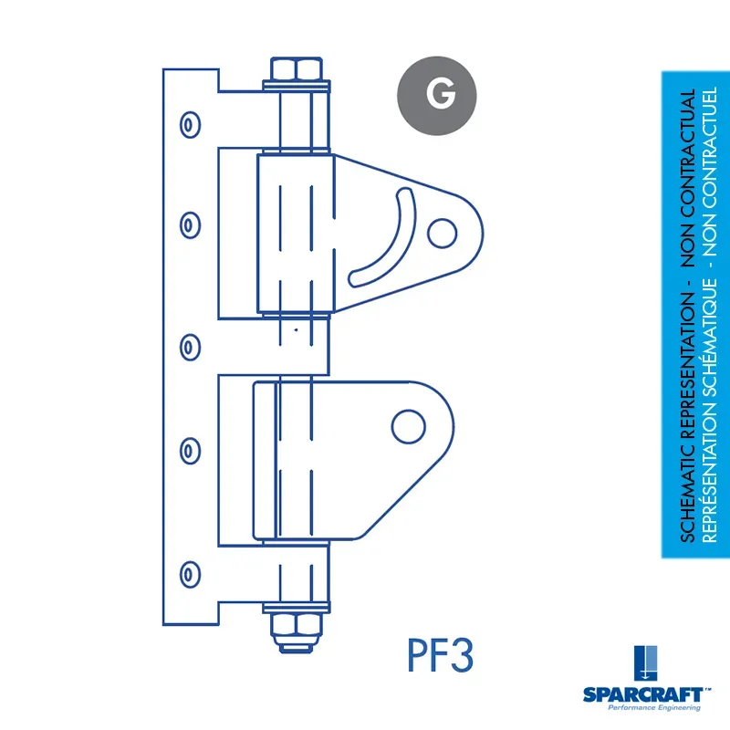 Sparcraft S1060 vit de mulet complet F810-F3400