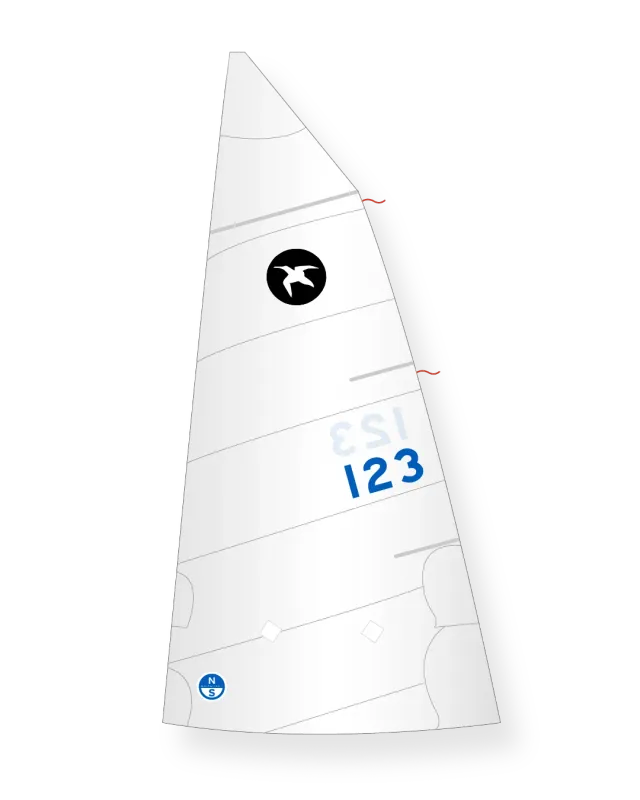 North Sails Puffin Pacer grand-voile entraînement 1 ris