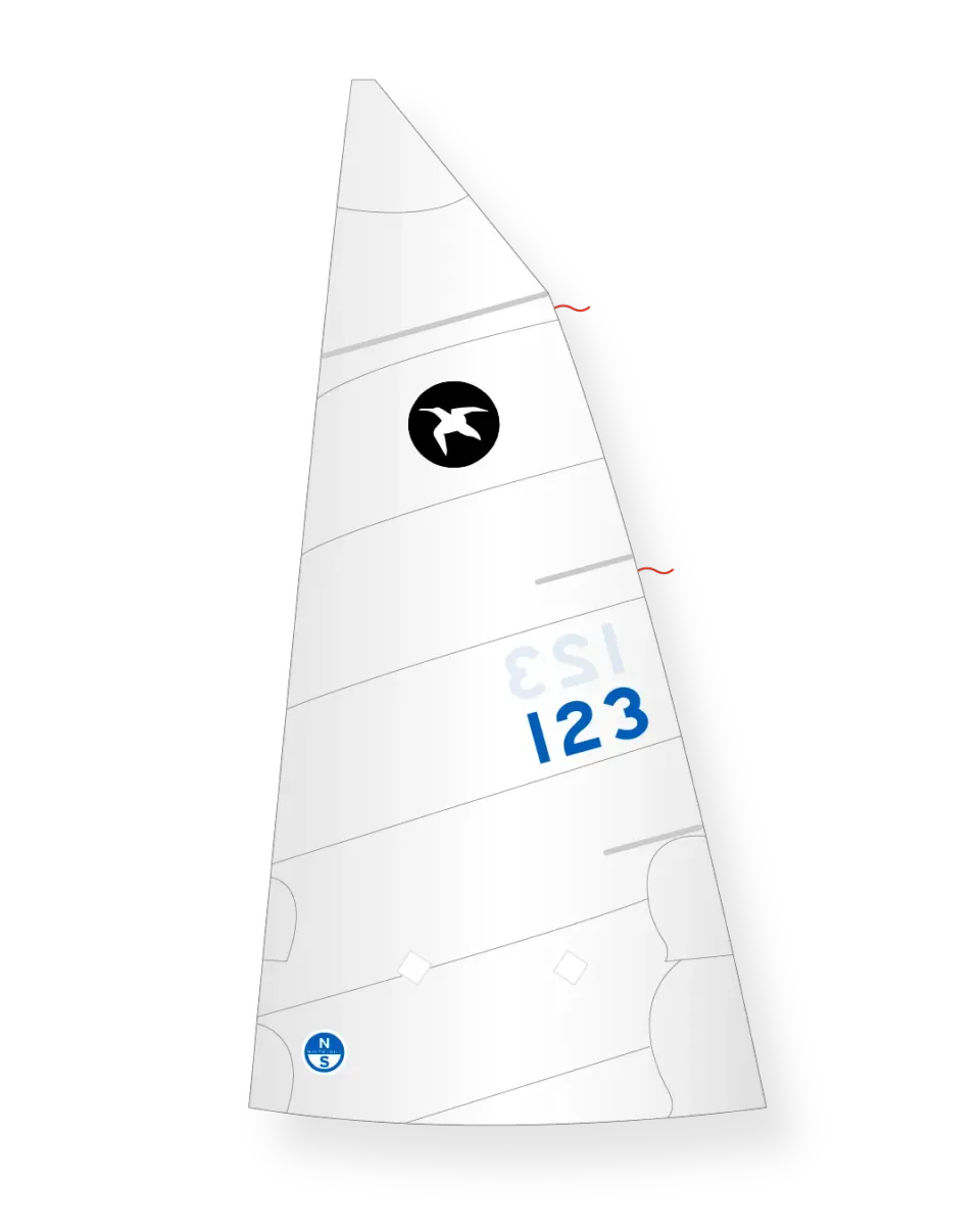 North Sails Puffin Pacer grand-voile entraînement 1 ris