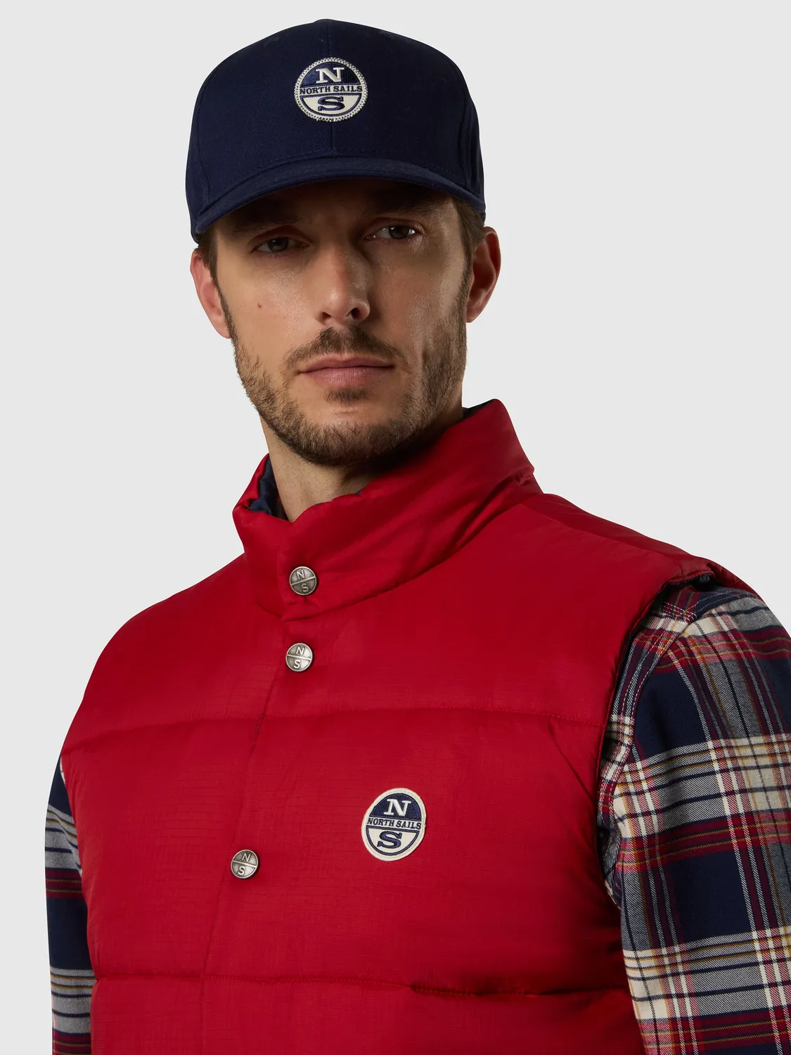 North Sails Shot gilet réversible rouge urban homme