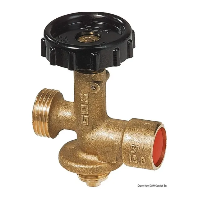 GOK kit bouteille Campingaz déportée + détendeur gaz bateau