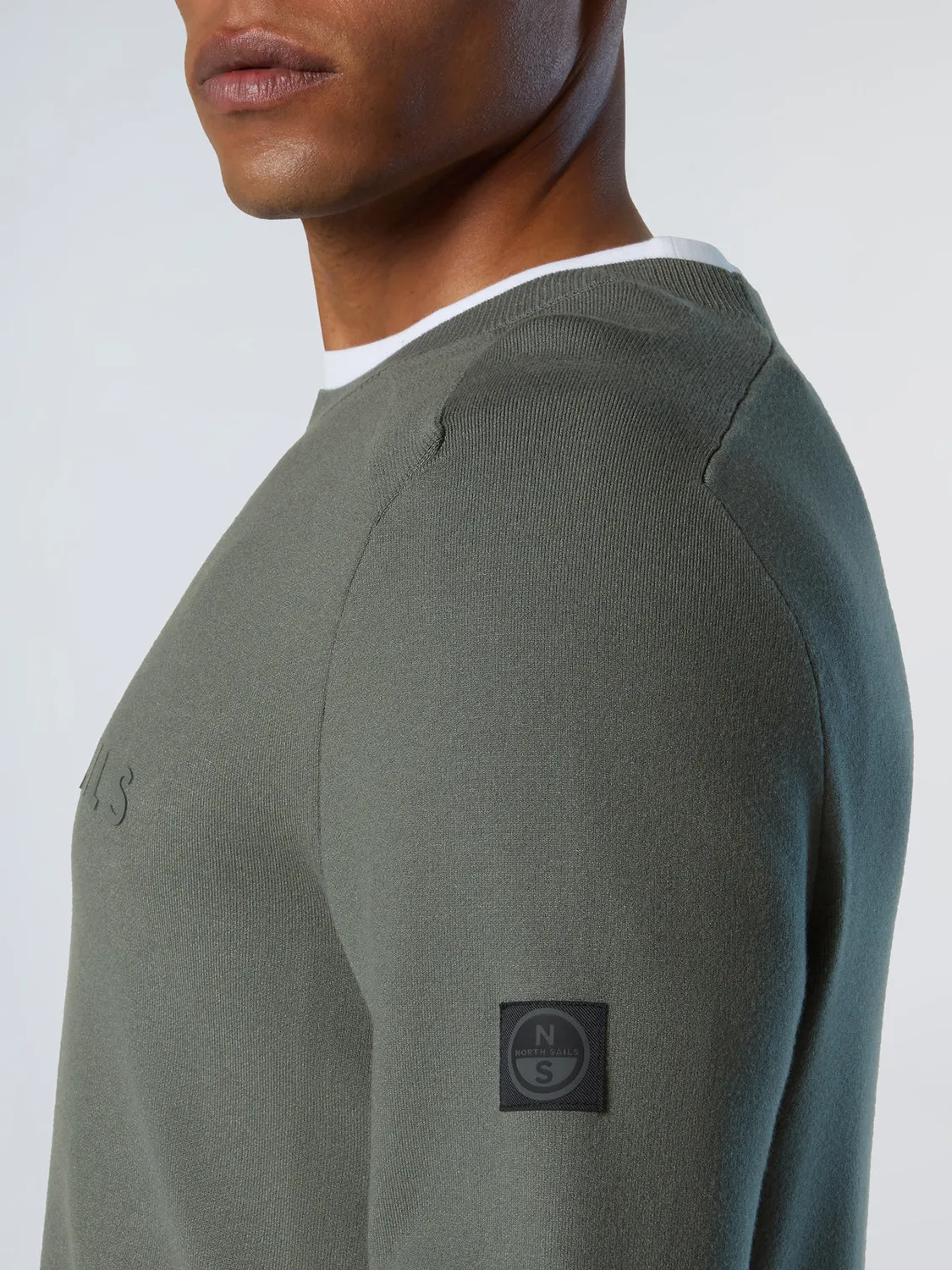 North Sails Pull viscose lettrage 3D maille Milano
