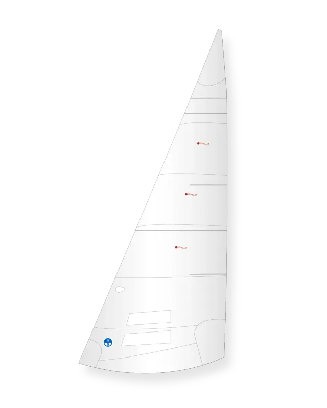 North Sails Bluenose J-23 foc puissance