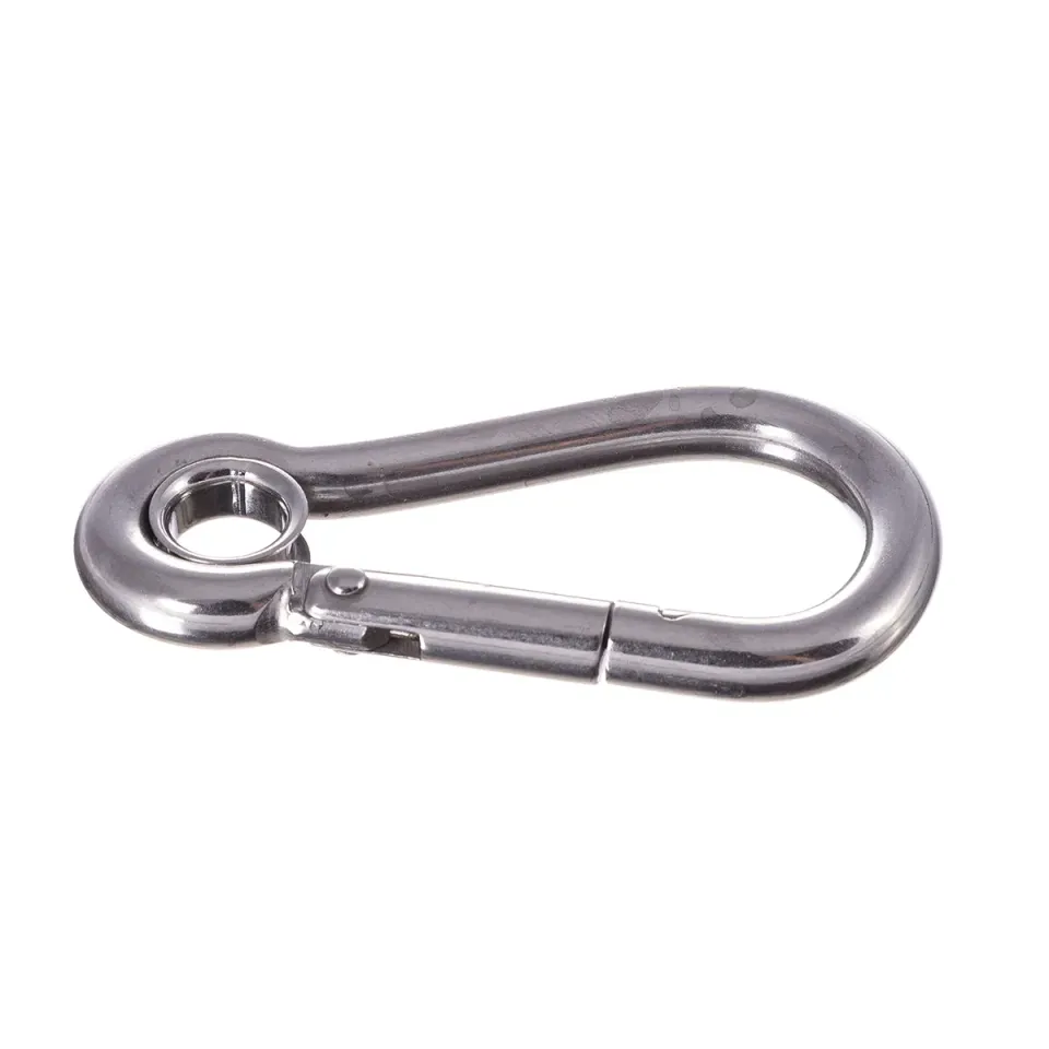 RWO R7432 mousqueton inox 8mm œil 80mm