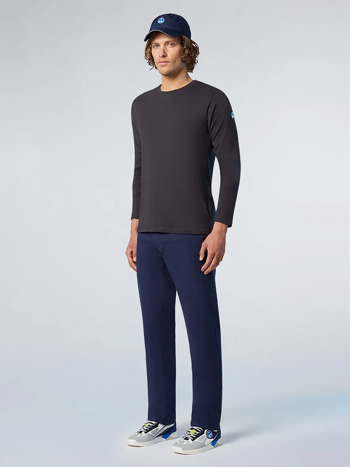 North Sails Jersey t-shirt manche longue homme bleu marine