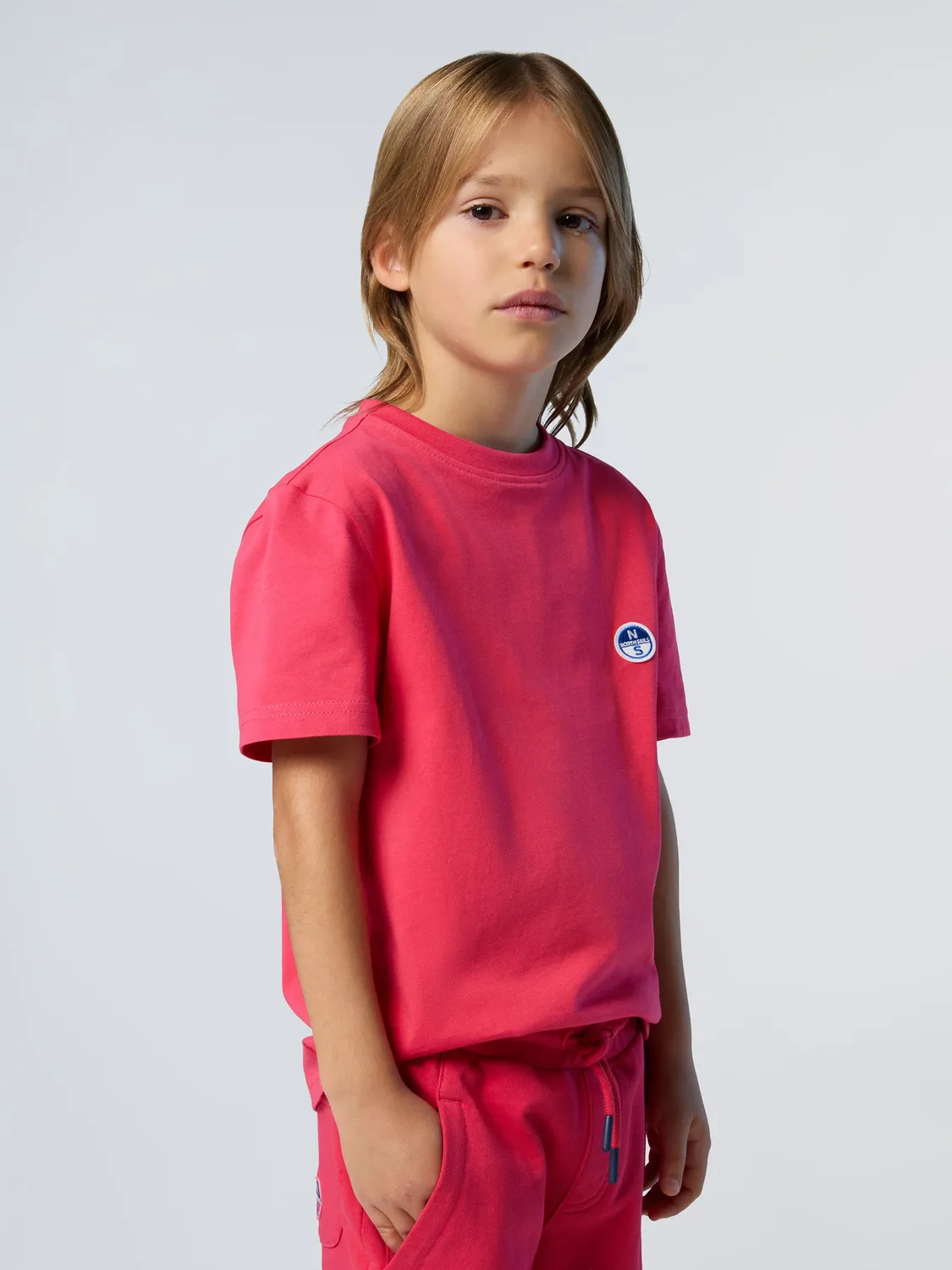 North Sails t-shirt patch logo navy enfant