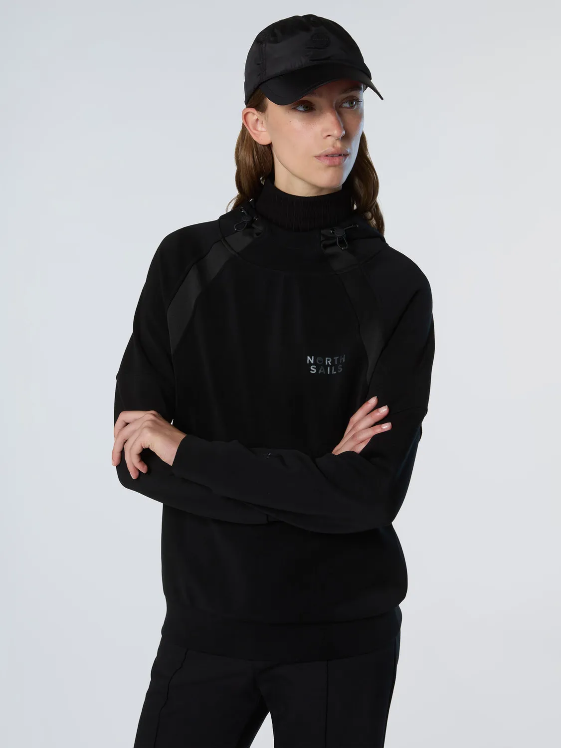 North Sails scuba hoodie cordon stretch rayé