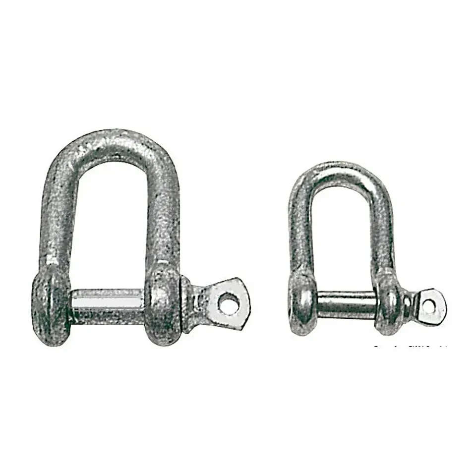 Osculati manille acier galvanisé 12 mm lot de 10