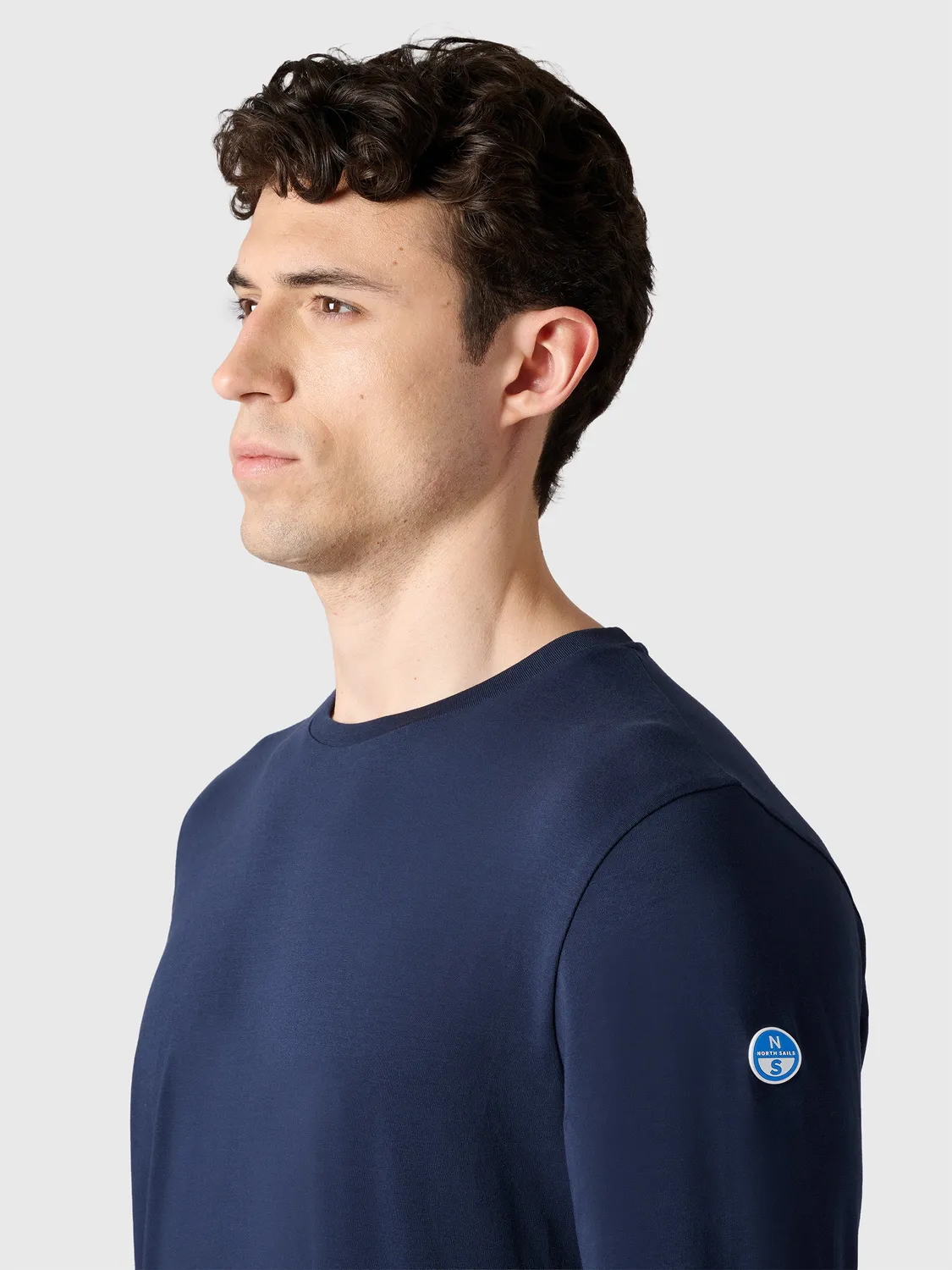 North Sails Jersey t-shirt manche longue homme bleu marine