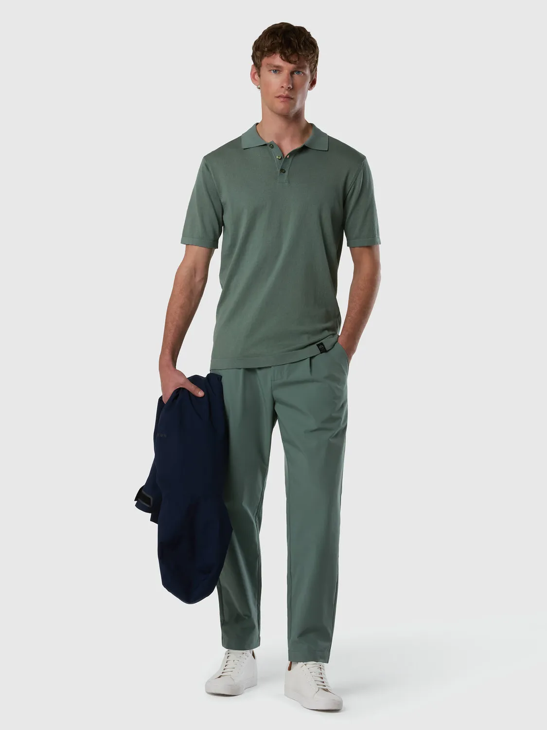 North Sails polo pima coton bio anti-bouloche