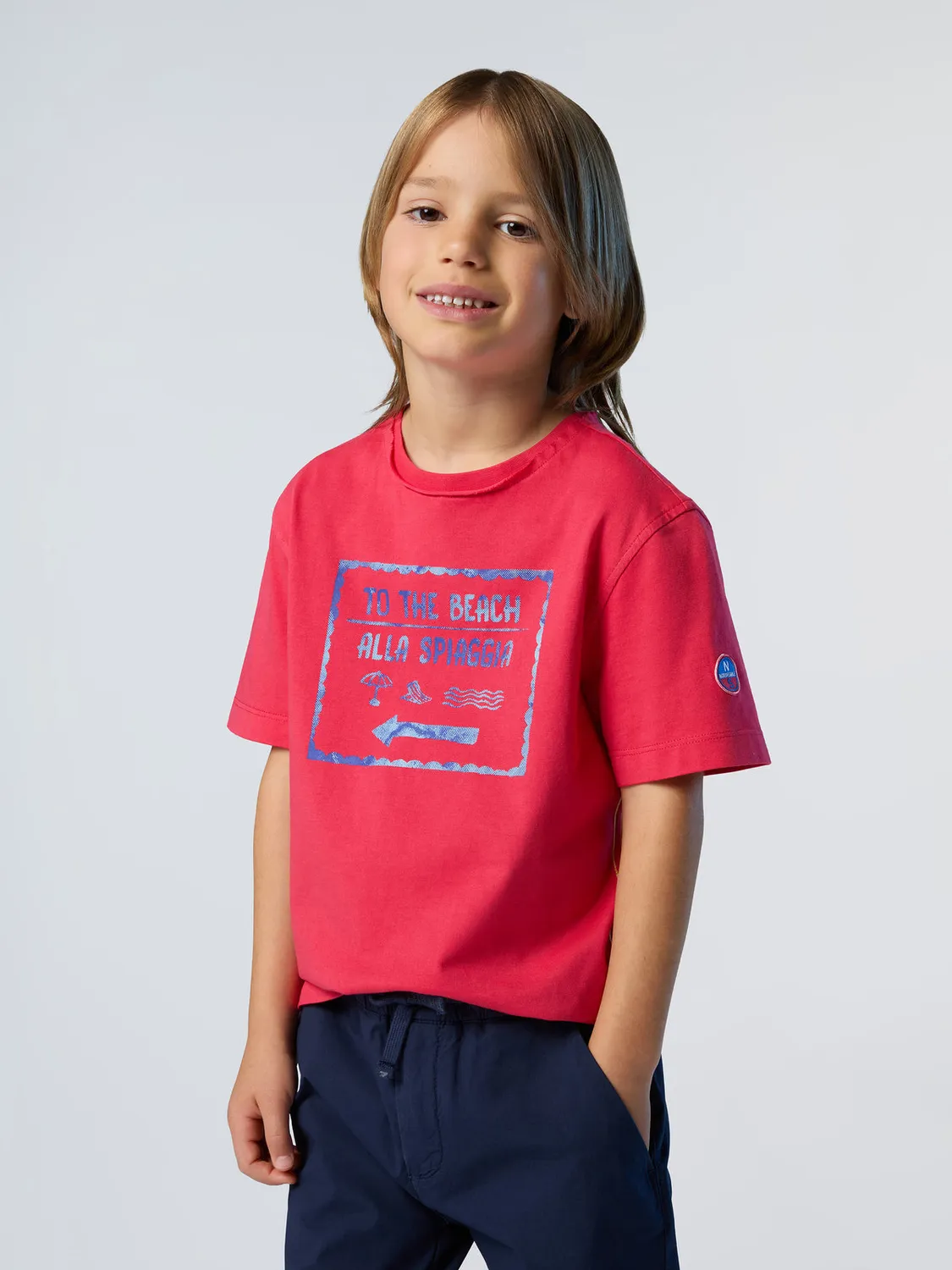 North Sails Beach Print t-shirt enfant coton bio