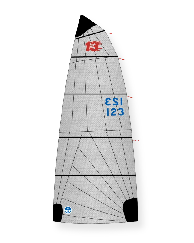 North Sails 13 Foot Skiff M-1 grand-voile