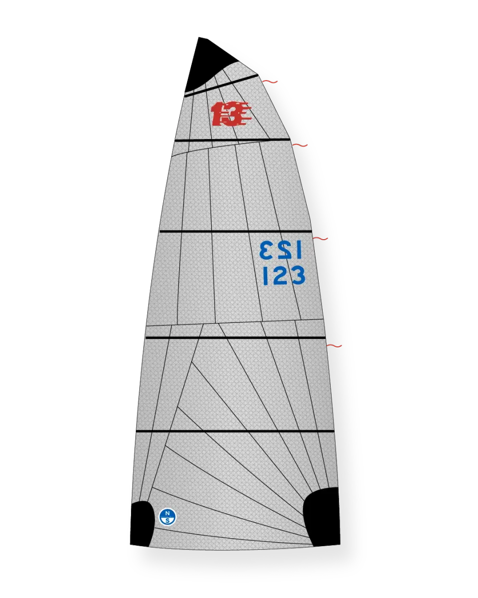 North Sails 13 Foot Skiff M-1 grand-voile