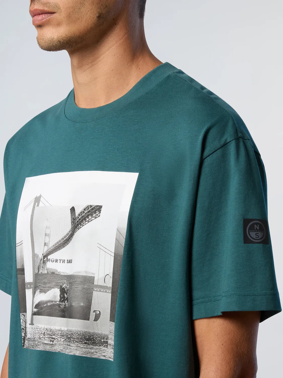 North Sails t-shirt kitesurf col rond coton bio