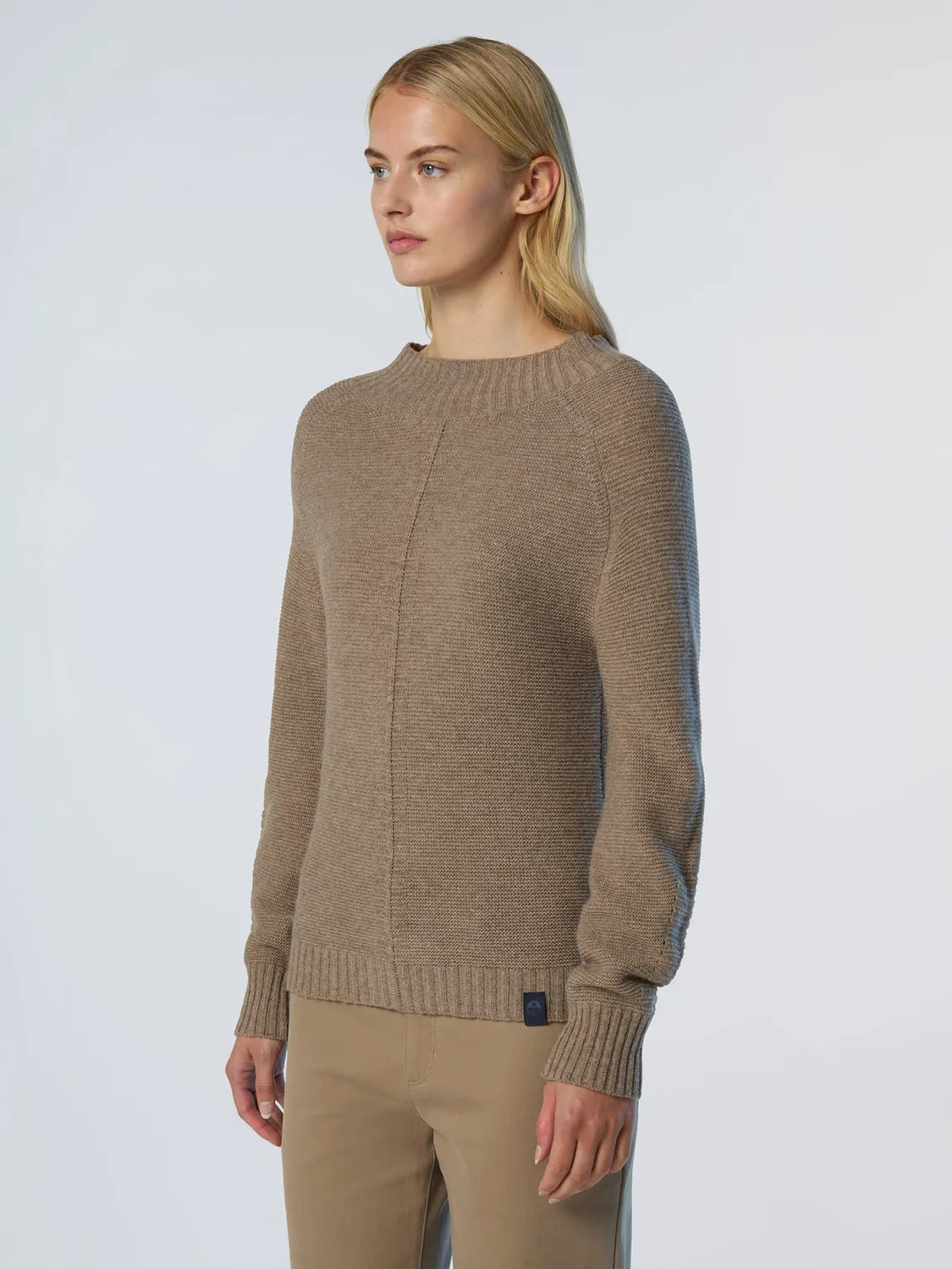 North Sails pull col montant raglan cachemire recyclé