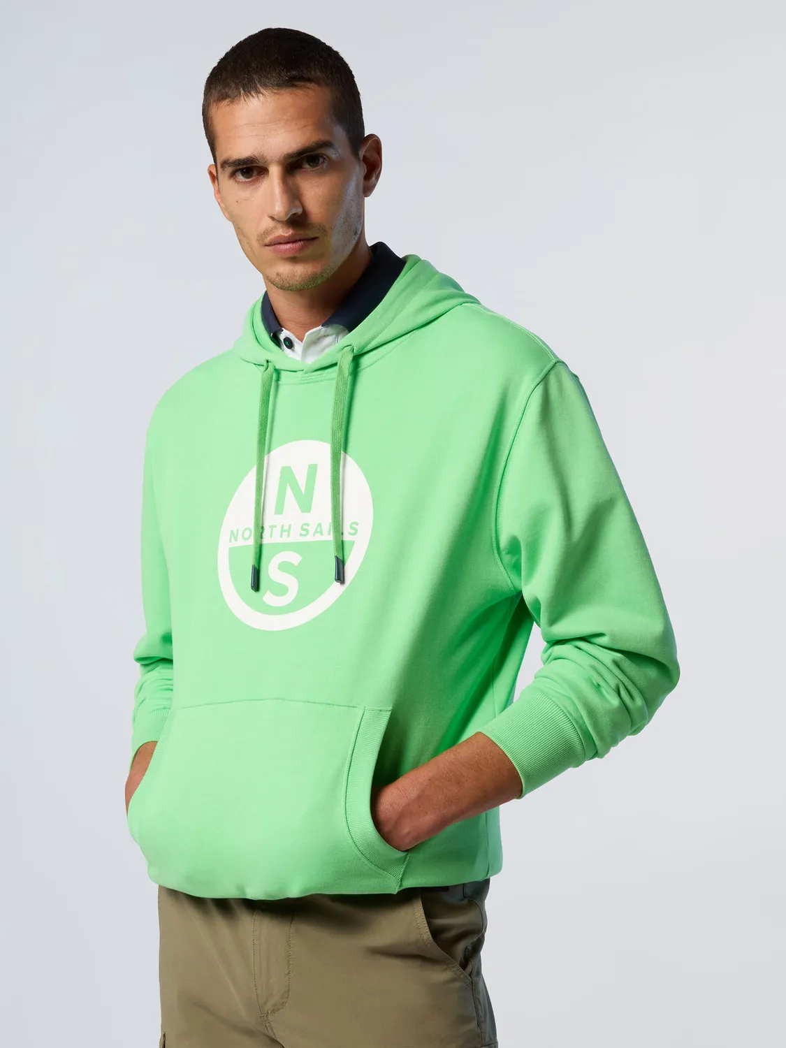 North Sails sweat capuche maxi logo coton bio