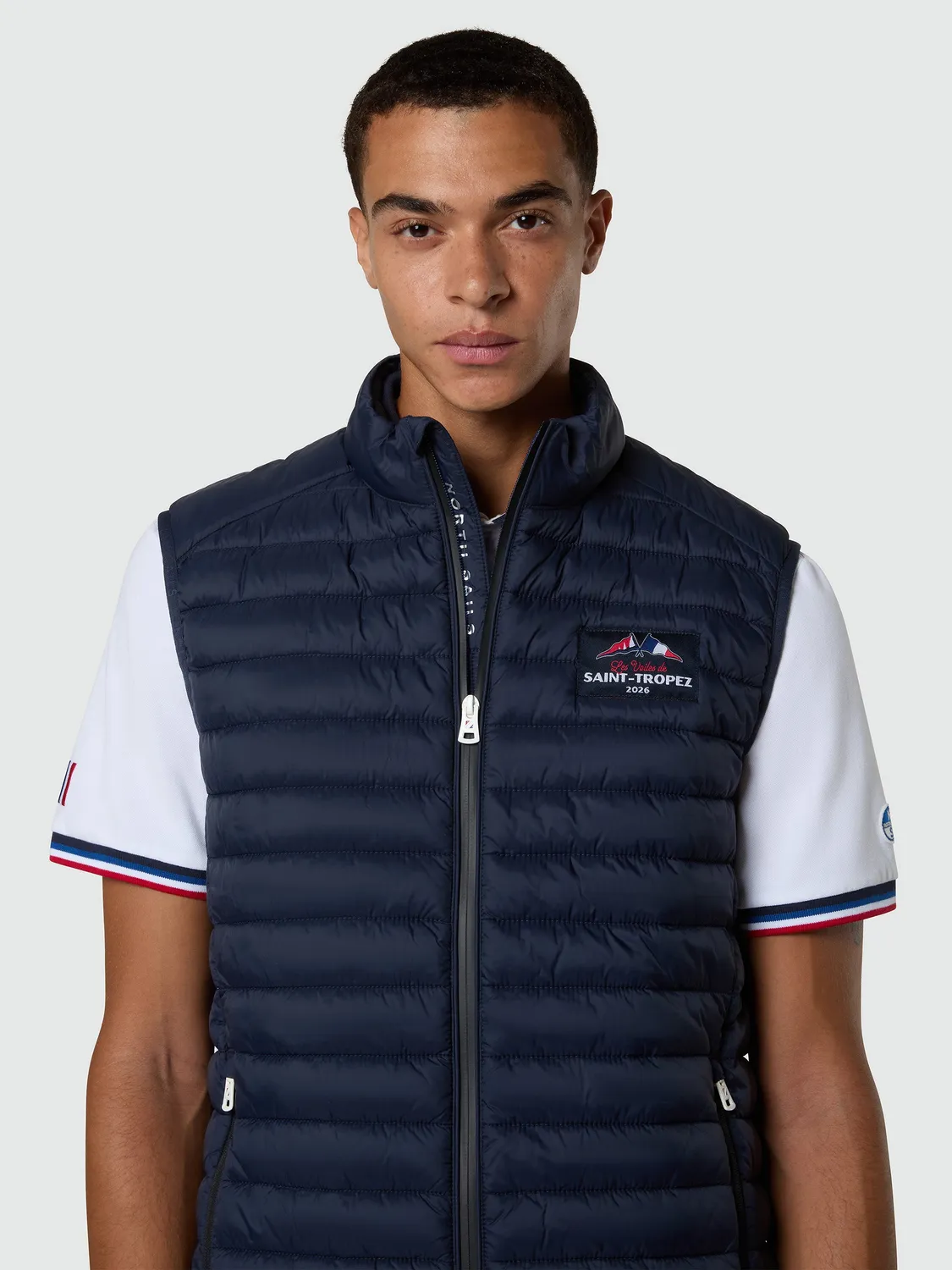 North Sails Saint-Tropez gilet matelassé bleu marine