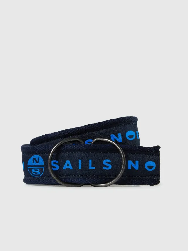 North Sails D-Ring ceinture tissée logos