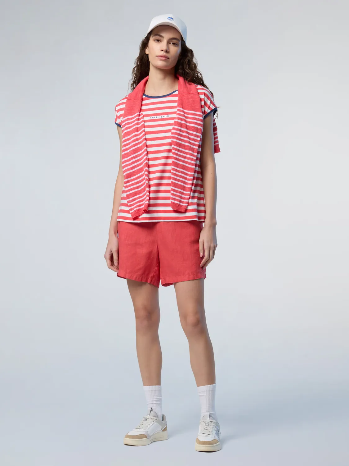 North Sails short large lin taille haute European Flax