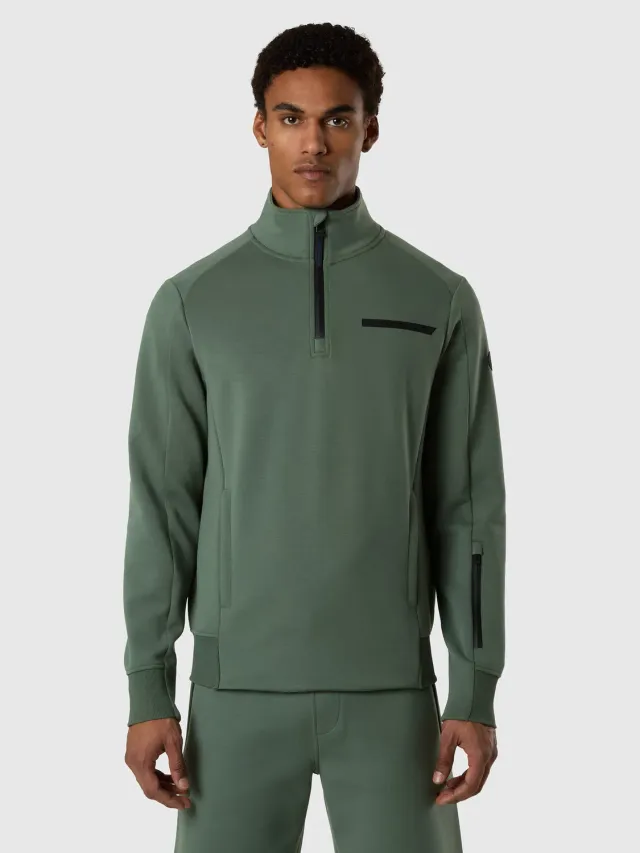 North Sails Scuba sweat half-zip recyclé