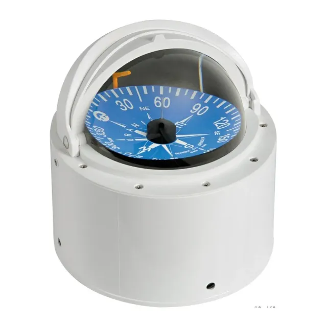Riviera 4" compas rose blanche coque bleue 100 mm