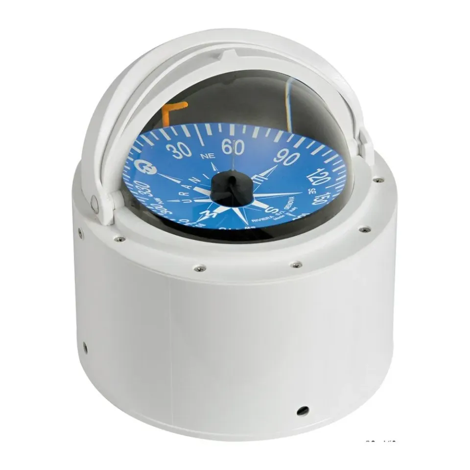 Riviera 4" compas rose blanche coque bleue 100 mm