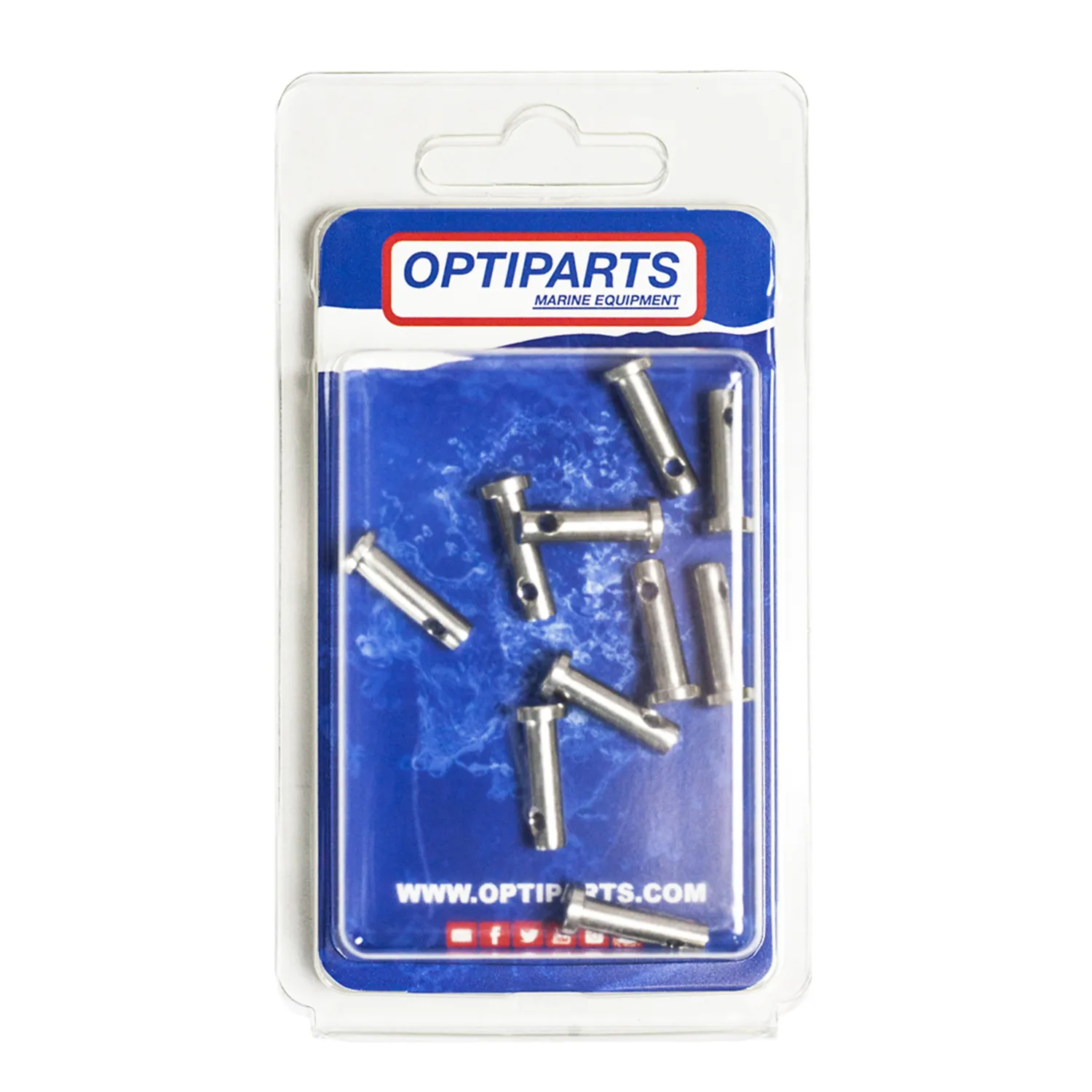Optiparts EX2722-10 goupilles axe 5x18 mm inox lot de 10