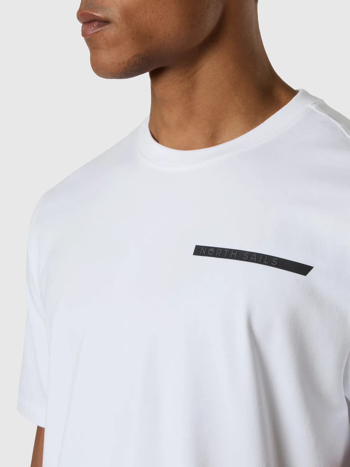 North Sails t-shirt lettrage relief coton bio