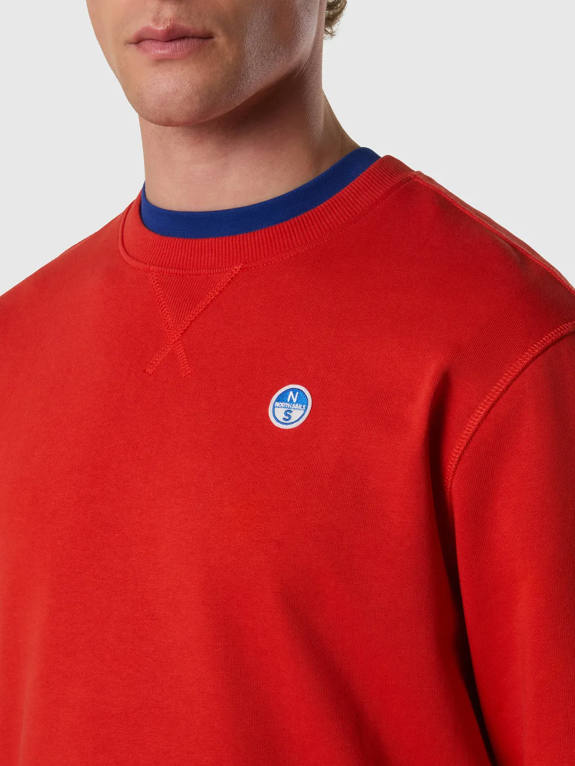 North Sails sweat logo patch coton bio non gratté