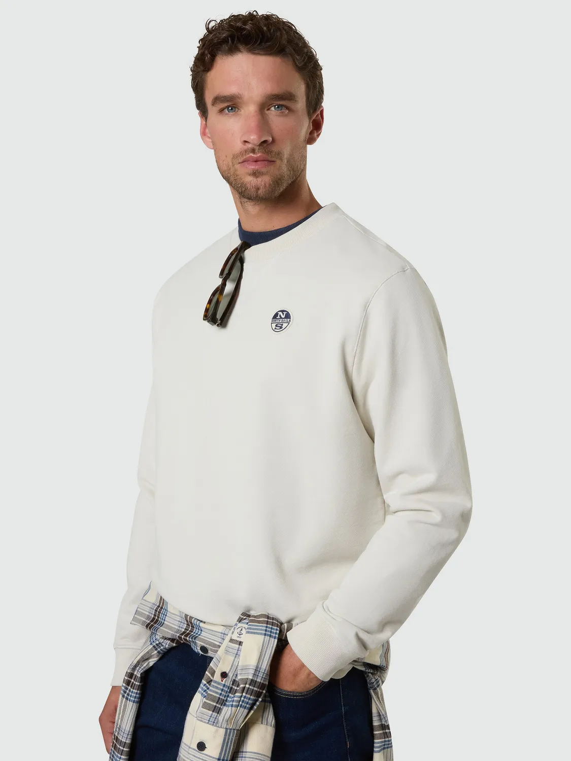 North Sails Archive Sweat Oeillet White Onyx homme
