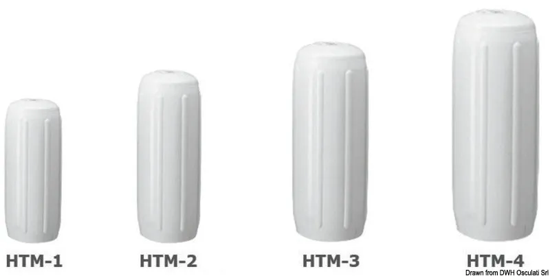 Polyform HTM2 pare-battage noir lot de 4 gonflable