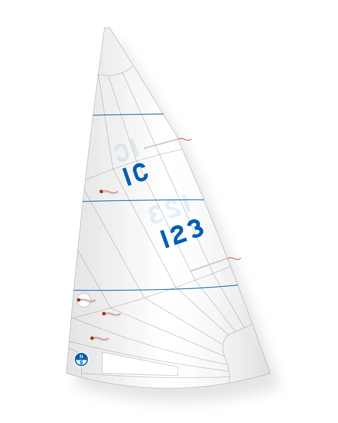 North Sails Interclub RadIC 12+ grand-voile radiale