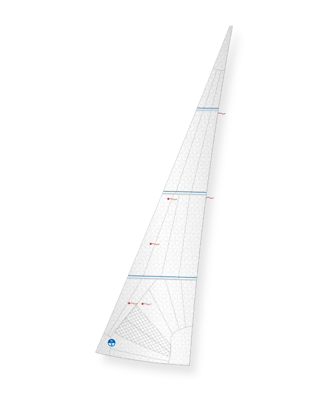 North Sails F-18 V-13 foc gris laminé vitesse