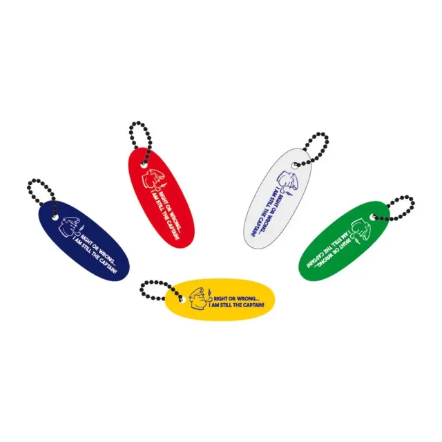 Easysea porte-clés flottant rouge caoutchouc lot 10
