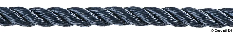 easysea cordage 3 torons bleu 10 mm bobine 200 m amarrage