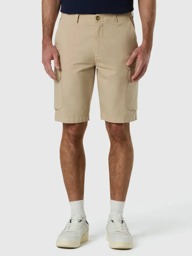 North Sails America short cargo chino beige homme