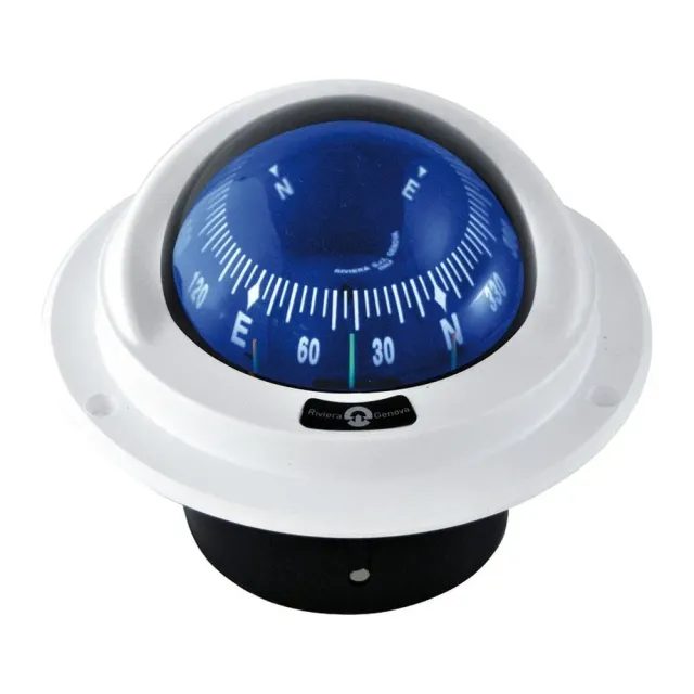 Riviera Idra compas encastrable bleu 80 mm