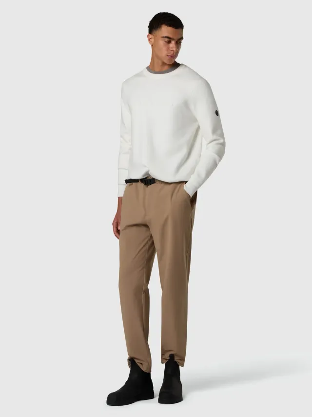 North Sails pull viscose lettrage 3D homme rouille