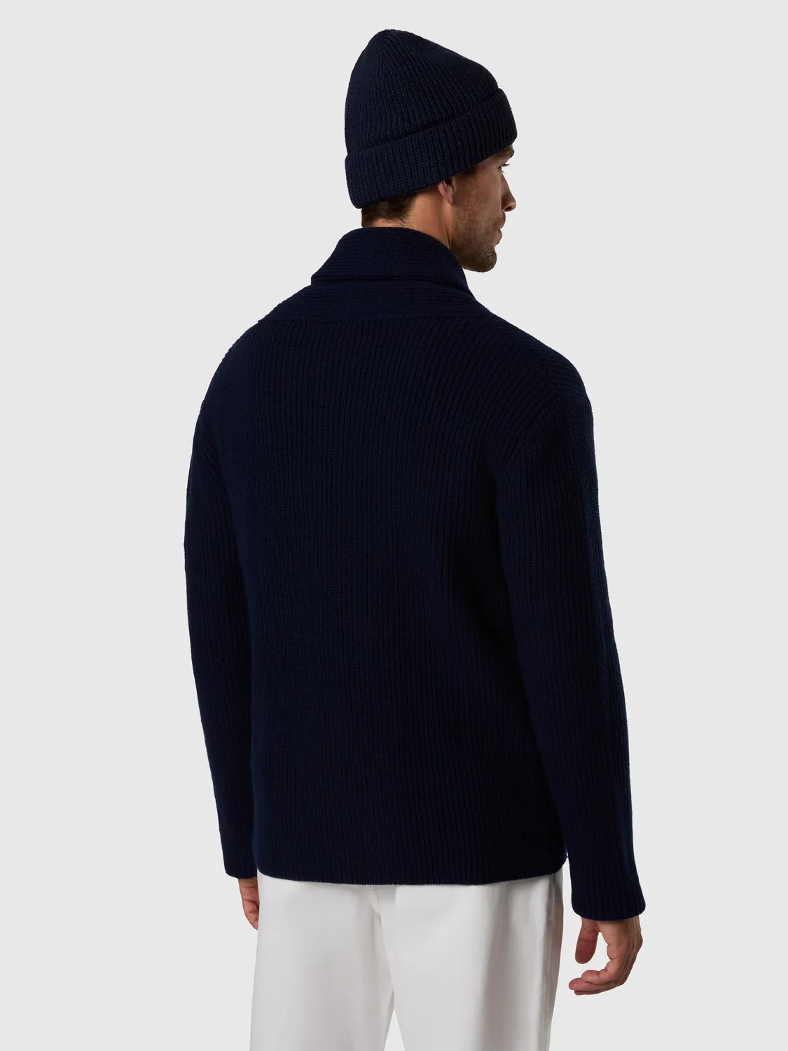North Sails Archive cardigan croisé homme iris noir