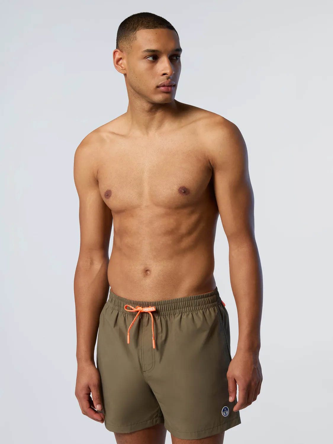 North Sails short de bain volley logo coton recyclé