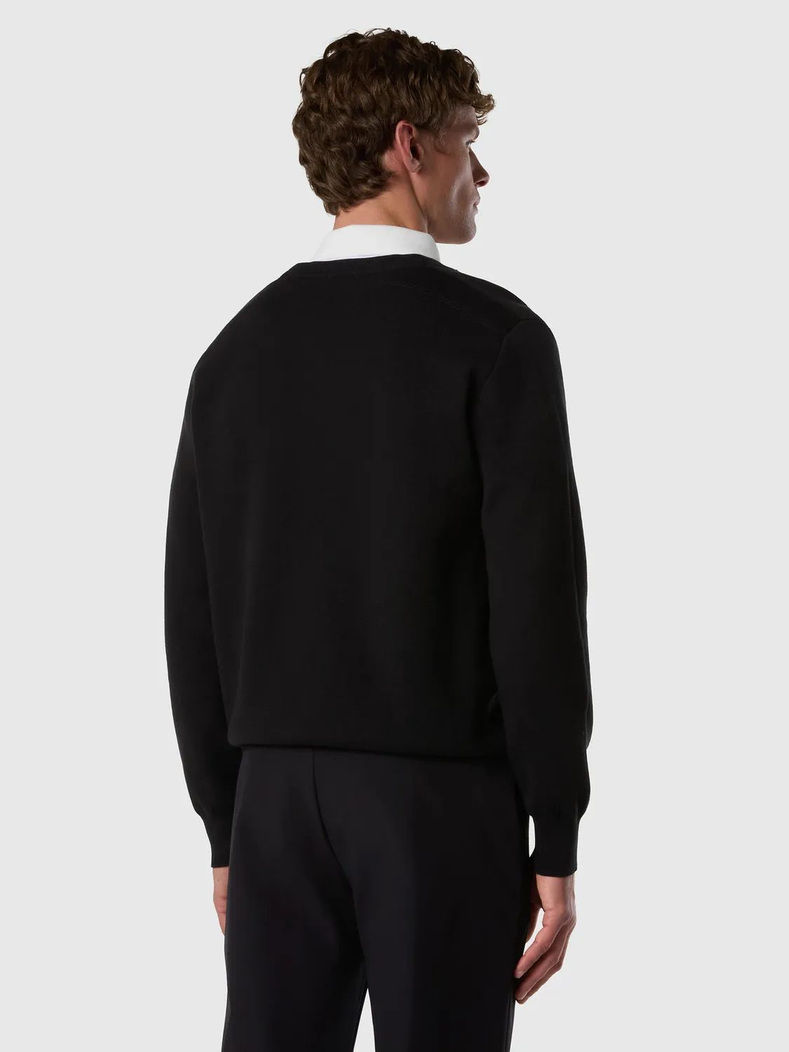 North Sails Bonded pull col rond coton bio
