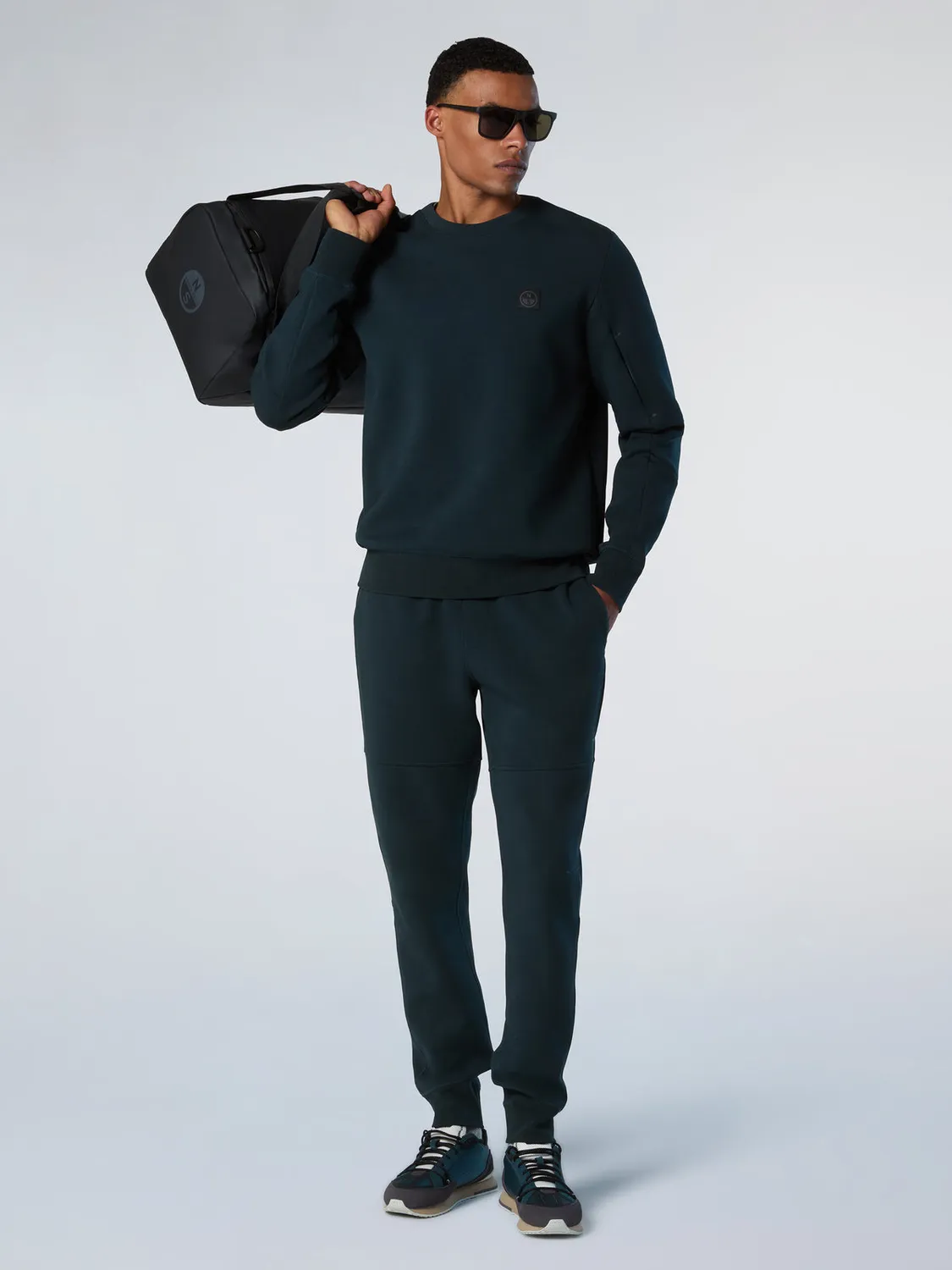 North Sails Scuba sweat col rond recyclé poche manche