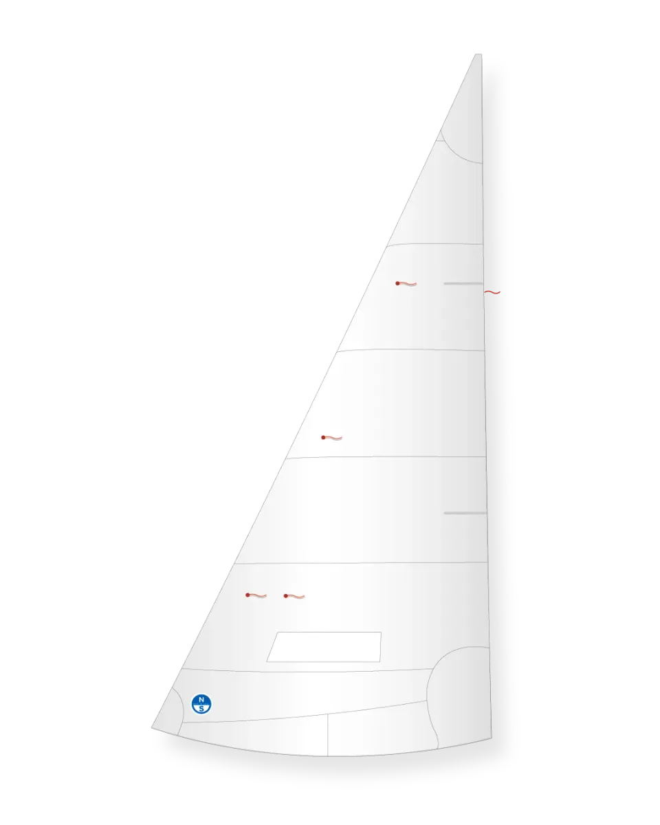 North Sails Shark 24 J-2 foc 123% brise forte