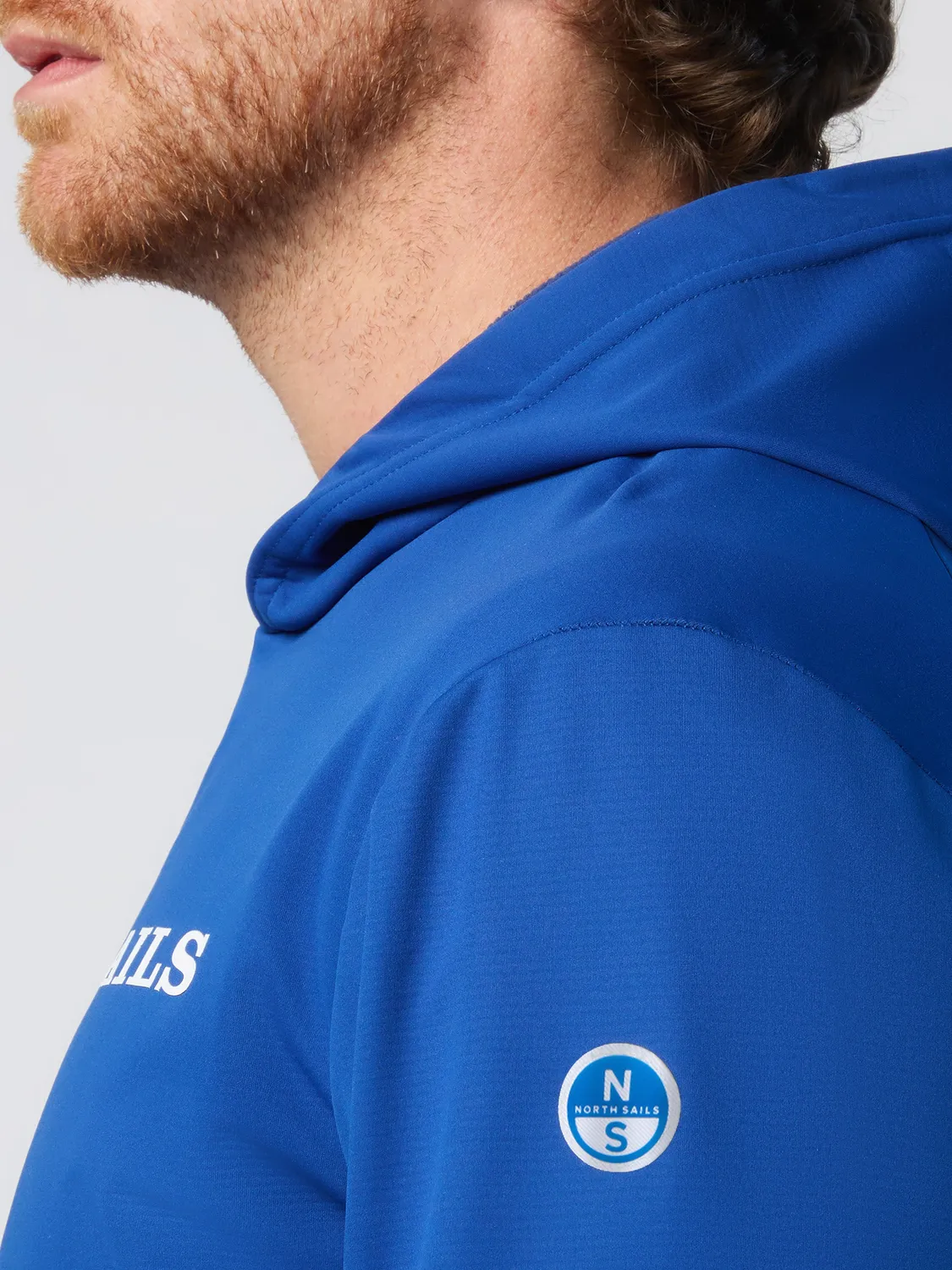 North Sails Race SoftShell+ hoodie bleu océan