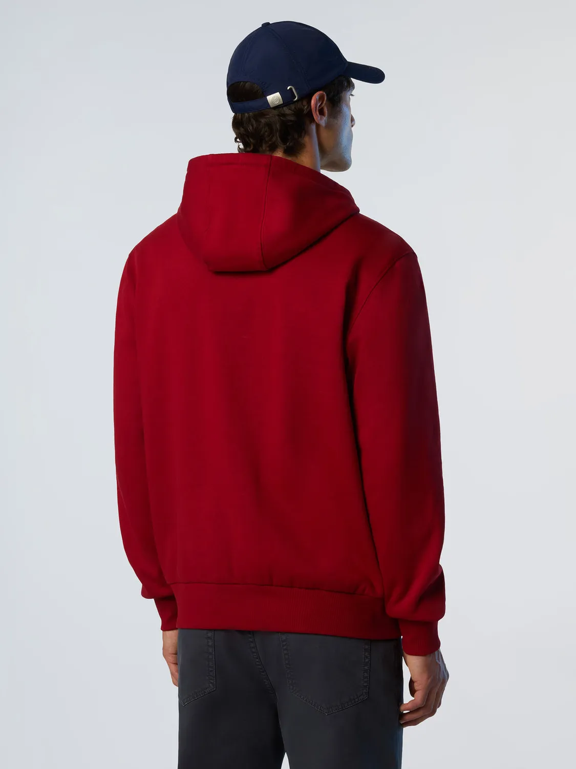 North Sails sweat zippé capuche logo brodé