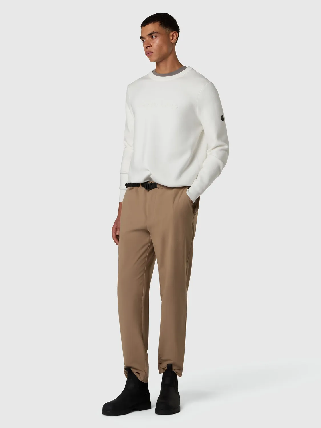 North Sails chino ceinture intégrée homme kaki hiver